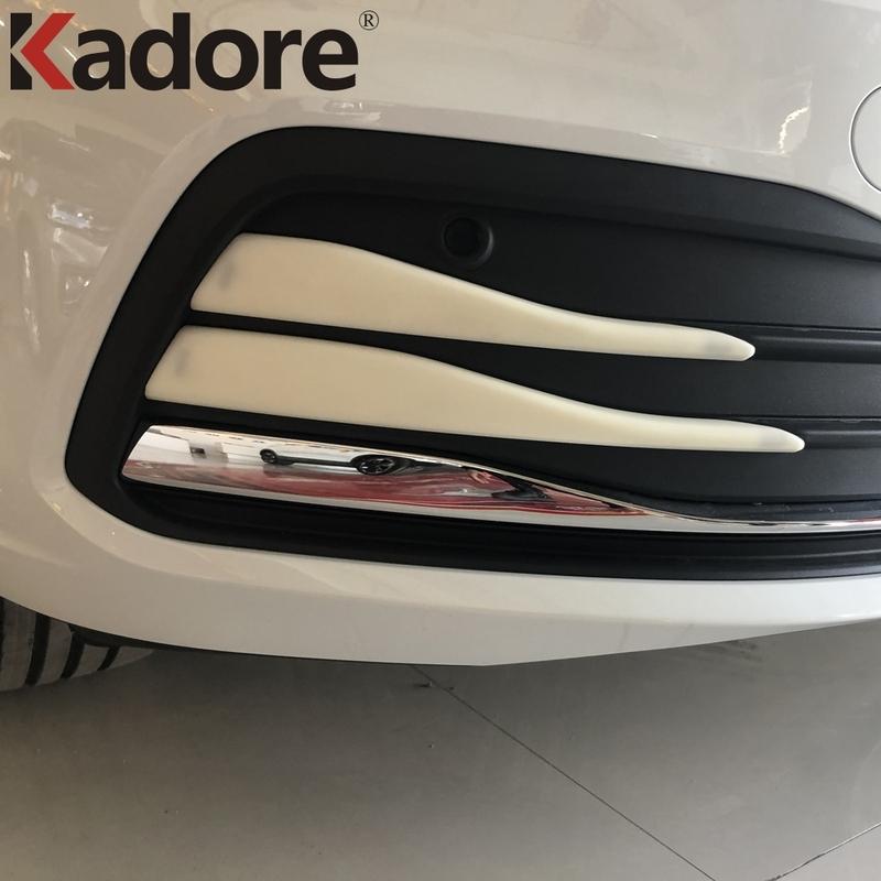 For Volkswagen VW Golf 8 MK8 Pro R    Carbon Car Front Bumper Grille Grill Cover Trim Fog Light Trims Accessories