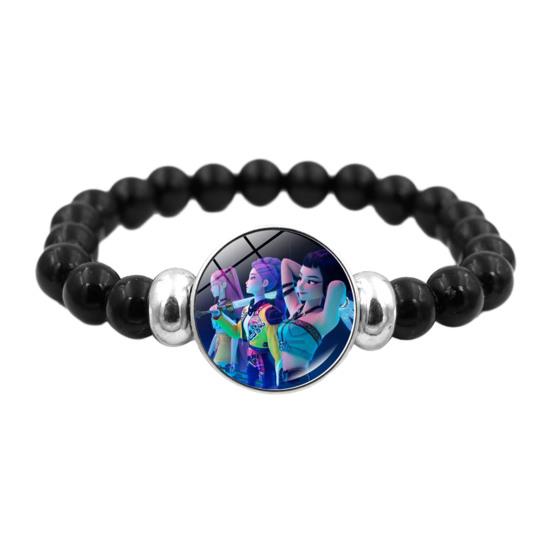 Yousheng Корейский Поп Браслет из Бусин Аниме Вдохновленный Модный Браслет Браслет из Разноцветных Бусин для Женщин Мужчин Девочек Мальчиков Поклонников