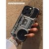 Retro camera case for iPhone 18, iPhone 14 Pro, creative frosted protective case for iPhone 13/11 Pro Max