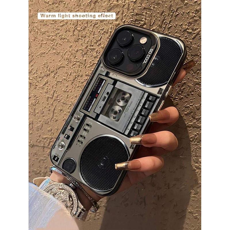 Retro camera case for iPhone 18, iPhone 14 Pro, creative frosted protective case for iPhone 13/11 Pro Max