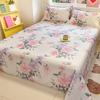1pcs  Cotton Bed Sheet Flower Series Printed Double Top King Sheets for Girls Boys Kids Single Queen King Size Bed Linen