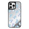 Purple Blue Butterfly for IPhone 16 ProMax Mirror Phone Case for Apple 15 Plus New 14 Anti Drop 13