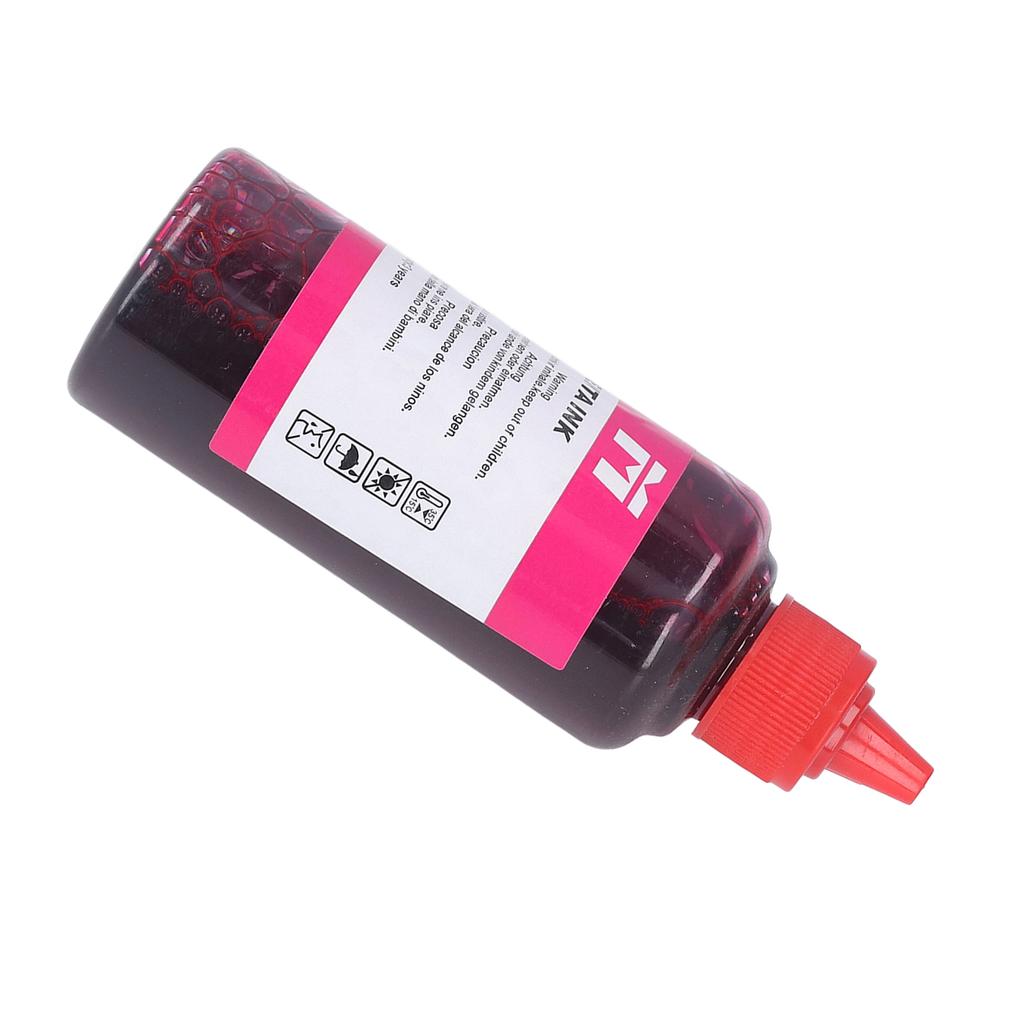 100ML Capacity Printing Ink Bottled High Purity Refill Ink Replacement for HP Printer Magenta