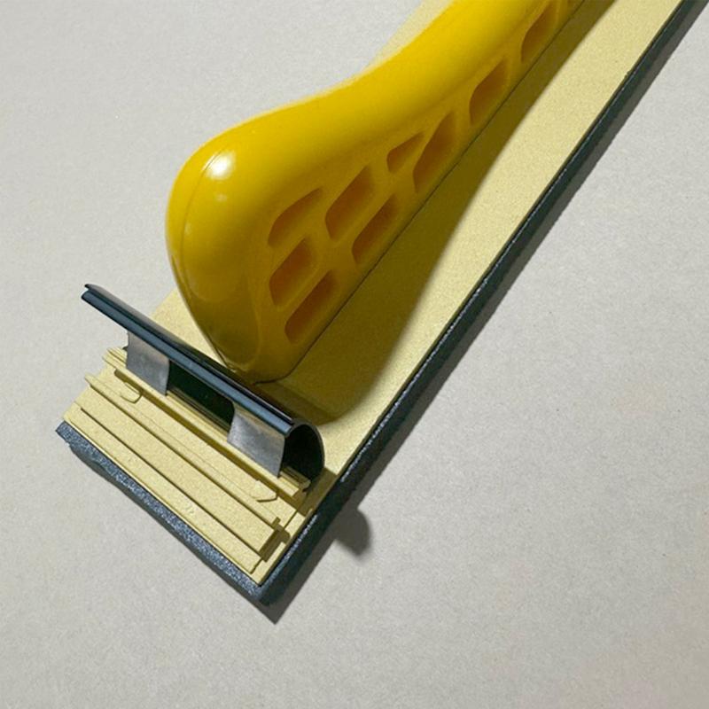 Hand Sander Block Adjustable Longboard Hand Sanding File Block Hook & Loop Backing Conversion Adapter Rolls Or Sandpaper Sheets