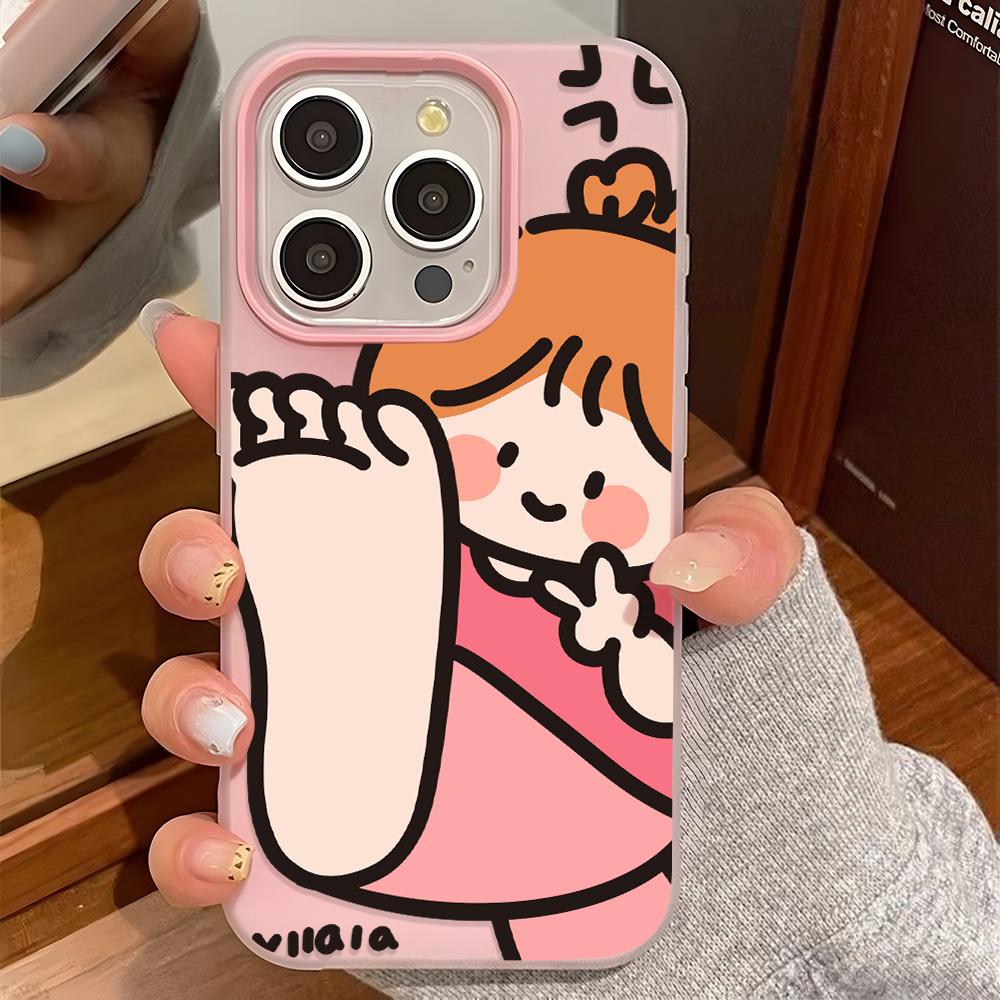Расписной чехол для телефона для iPhone 15 11 13 14 для 15 16 Pro Max 12 13 16 Pro Милый Модный Смешной Чехол для телефона со шнурком Последние Рекомендации по самым продаваемым товарам