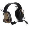 Military Headset 7mm Noise Reduction Military Head Mounted Headphones with Detachable