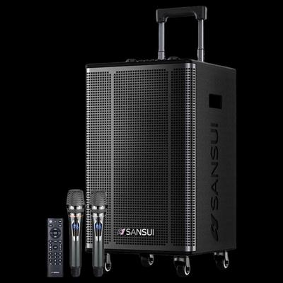 SANSUI E15 Портативная уличная KTV колонка-тележка CN вилка (адаптер в комплекте)