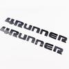 3D ABS 4RUNNER Tailgate Logo Rear Boot Trunk Emblem Badge Sticker Decals Car Styling Accessories For Tundra