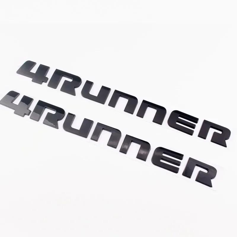 3D ABS 4RUNNER Tailgate Logo Rear Boot Багажник Эмблема Значок Наклейка Наклейки Аксессуары для стайлинга автомобиля для Tundra