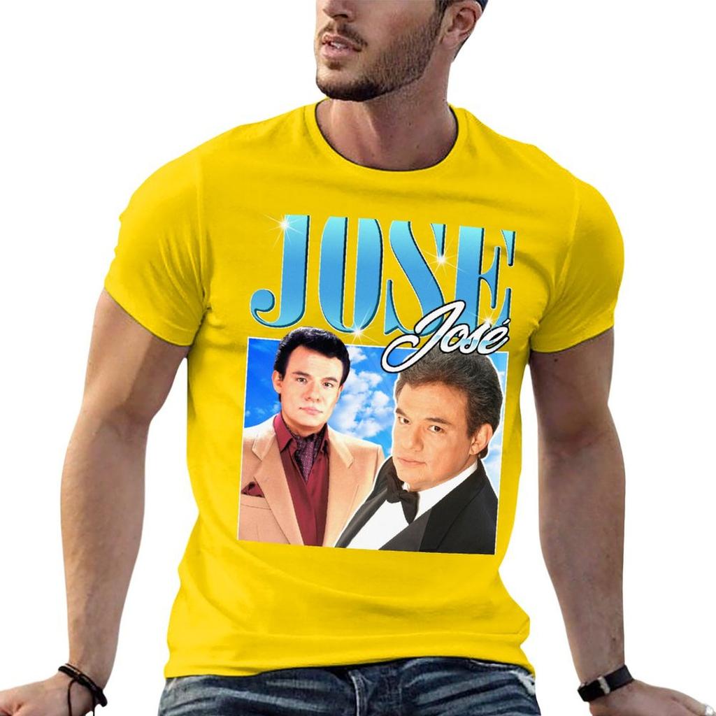 Jose Jose Vintage Retro Tshirt Cheap Stuff Aesthetic Clothes Blouse Anime Vintage T Shirt Unisex