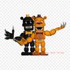 Cartoon Five Nights At Freddy's 4 Art Iron-on Transfers For Clothing Tshirt Bag Heat Transfer Stickers Iron On Patches