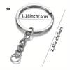 10-20 шт. брелок длиной 30 мм круглый открытый брелок DIY ювелирные изделия брелок кулон брелок кулон металл