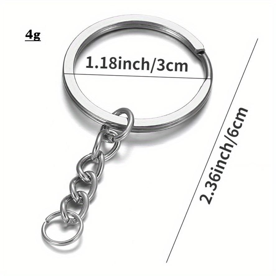 10-20 шт. брелок длиной 30 мм круглый открытый брелок DIY ювелирные изделия брелок кулон брелок кулон металл