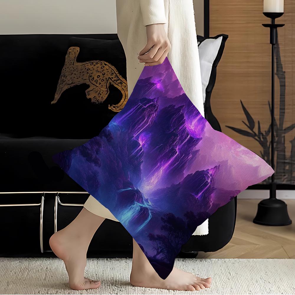 Game World Of Warcraft Personalized Picture Text Home Decorative Pillows Household Gifts 45X45Cm