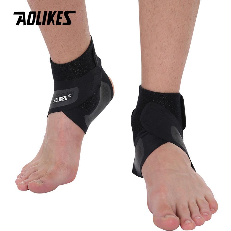 AOLIKES Fitness Ankle Brace Ankle Strap Gym ankle Protection Running Sport Support Guard Foot Bandage Elastic Black univers