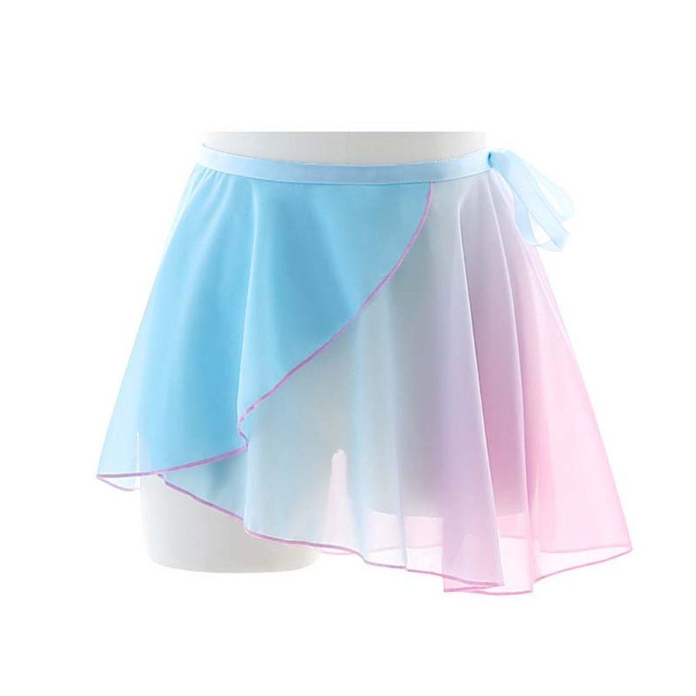 Юбка балетная из шифона, один размер, юбка для балета и танцев, новая гимнастическая юбка для женщин