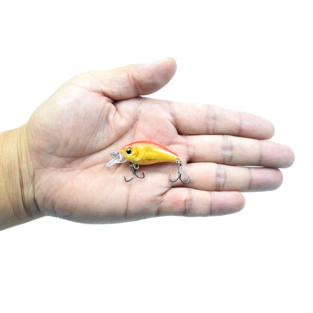 LIXADA 5pcs Fishing Lures Set Hard Body Lures with Treble Hook Life-Like Swimbait Fishing Bait 3D