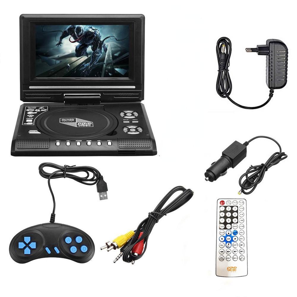 9.8 Inch Multifunction Car DVD EVD VCD Player High Definition Broadcast Equipment Portable Mobile Video Player