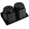 68430VB100 Front Center Centre Console Dual Bottle Cup Holder Storage Gap Black Plastic Fit for Nissan Patrol GU Y61 1997-2012