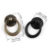 Wood Case Drop Ring Cabinet Knobs Drawer Pulls Cabinet Ring Pulls Furniture Handles Ring Handles