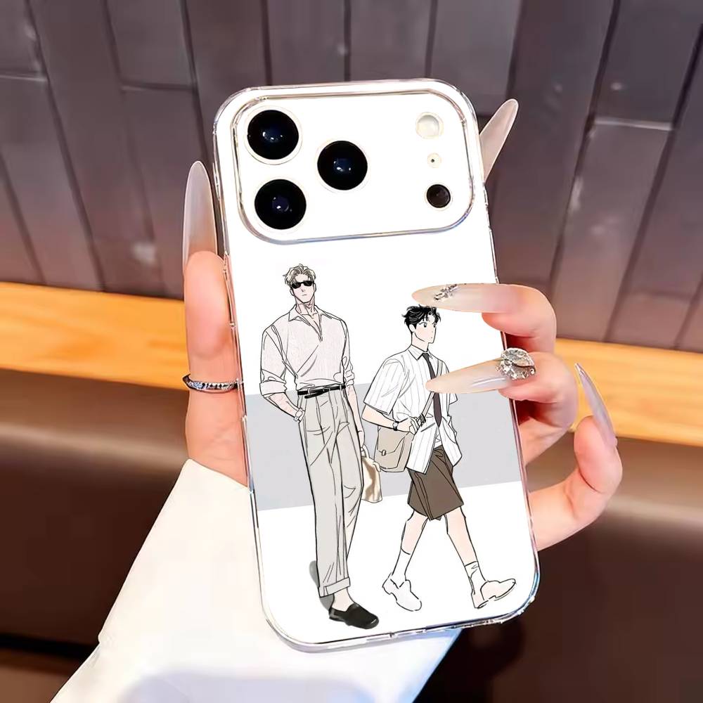 Чехол для телефона BL Manhwa R-розы и Шампанское для iPhone 17, 16, 15, 14, 13, 12, 11 Plus, Pro Max Мягкая прозрачная крышка