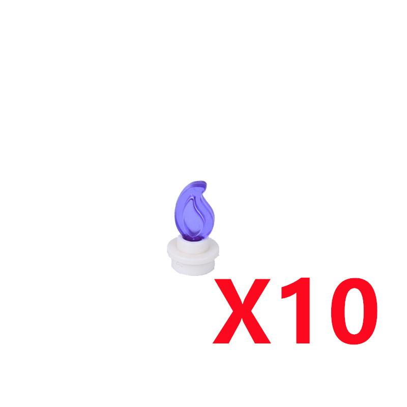 MOC Строительные блоки Костер Пламя Средневековая Бутылка вина Набор аксессуаров Модель подсвечника Мини-кирпич Совместимая игрушка Подарок Сделай сам X019