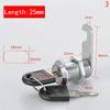 Hardware Cylinder Locks Door Cabinet Mailbox Padlock Drawer Cupboard Lock