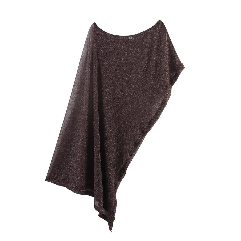 European and American French style metal color line wide-leg pants 2180505 cape jacket 3067772