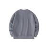 Anta Outdoor Series Solid Color Easy Care Crew Neck Knitted Pullover Sweatshirt Men Sweatshirt Pencil-Gray 152416703-2