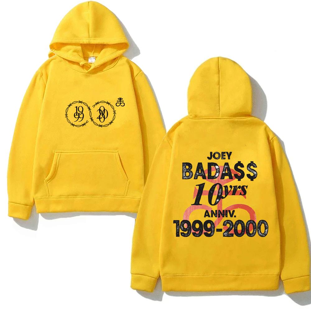 Худи Joey Badass Удобная толстовка с длинным рукавом Готическая одежда Гранж Унисекс Худи
