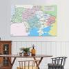 Wall Map,Russian Map Series Background Cloth Ukrainian Map 2013 Year,Geographical Tools,Travel/educational Tools,Home Decor
