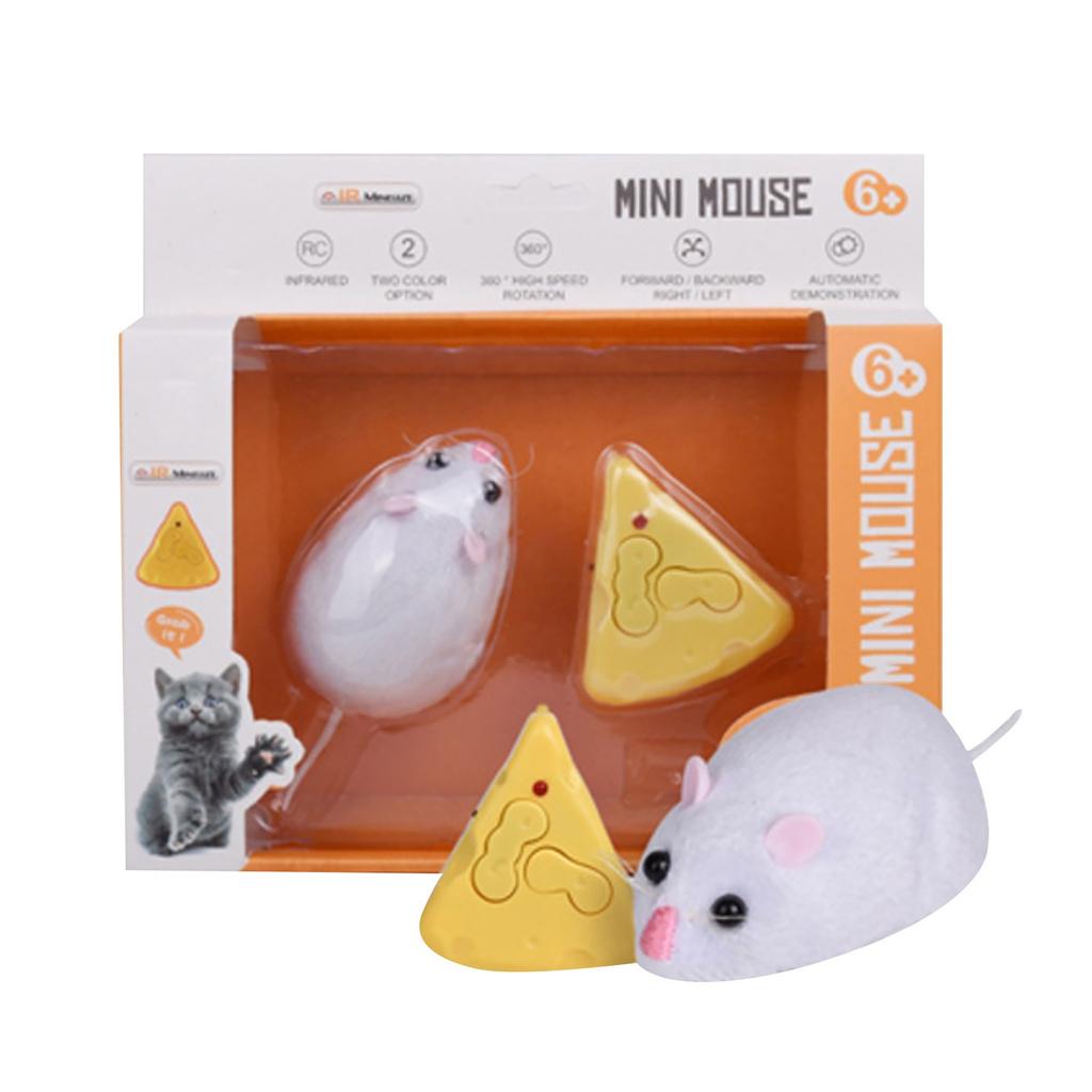Remote Control Mouse Infrared Remote Control Simulation Animal Pet Toy