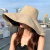 Fashionable And Casual Fisherman Hat For Women'S Summer Anti Uv Sunshade Hat