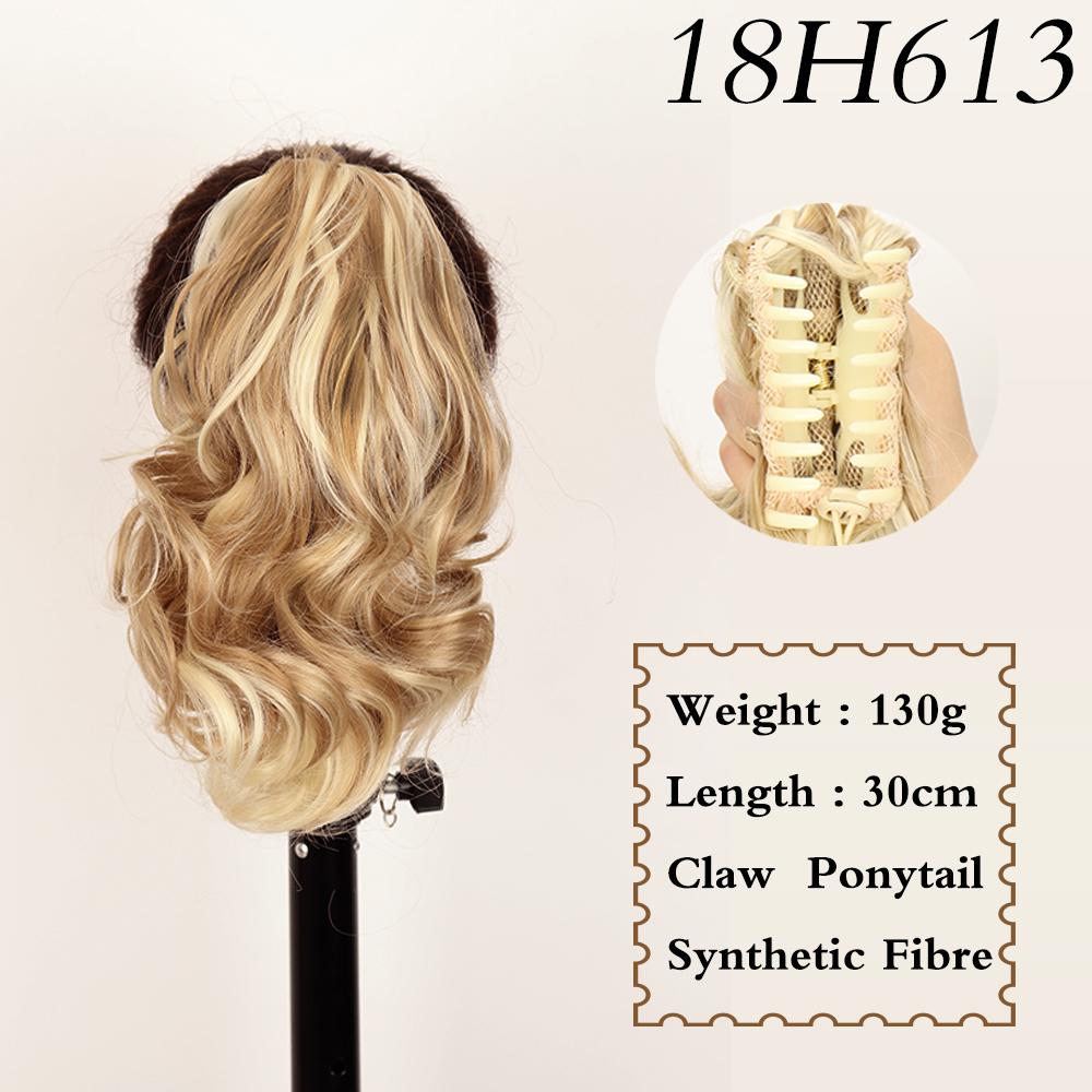 MISS WIG Синтетический хвост с короткими волнами, наращивание волос, светлый хвост для женщин, повседневная вечеринка