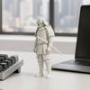 Японская статуэтка самурая 3D Фигурка Воин Бусидо с принтом Декор