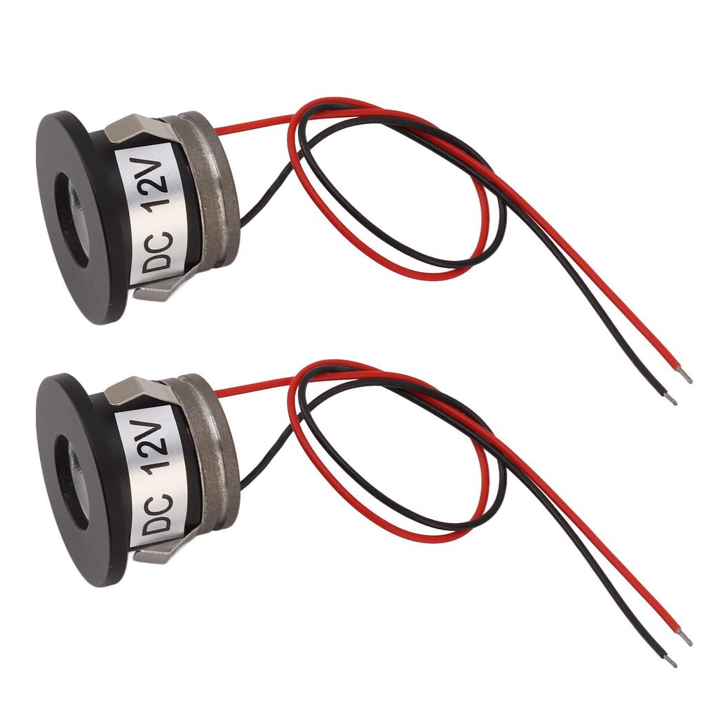 2PCS Recessed Mini LED Spotlight 15 Degrees 1 Watt 80LM Small LED Spotlight for Jewelry Showcase