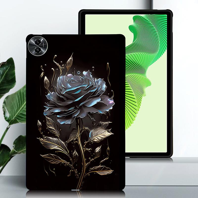 Силиконовый чехол для планшета For Realme Pad 2 11.5 Pad Mini 8.7 OPPO Pad SE Pad Air2 Realme Pad X 10.4 Гибкий Мягкий ТПУ Черный Корпус