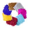 1Meter Natural Rooster Feather Trim Fringe 10-15cm Chicken Plumes Ribbon for Carnival Party Clothing Sewing Decoration Accessory