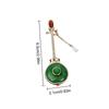 1PC Chinese Style Green Crystal Women Fashion Exquisite Gourd Shape Brooch Collar Pin Alloy Label