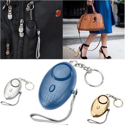 130 дБ охранная аварийная сигнализация светодиодный световой брелок с сиреной самообороны в форме яйца
