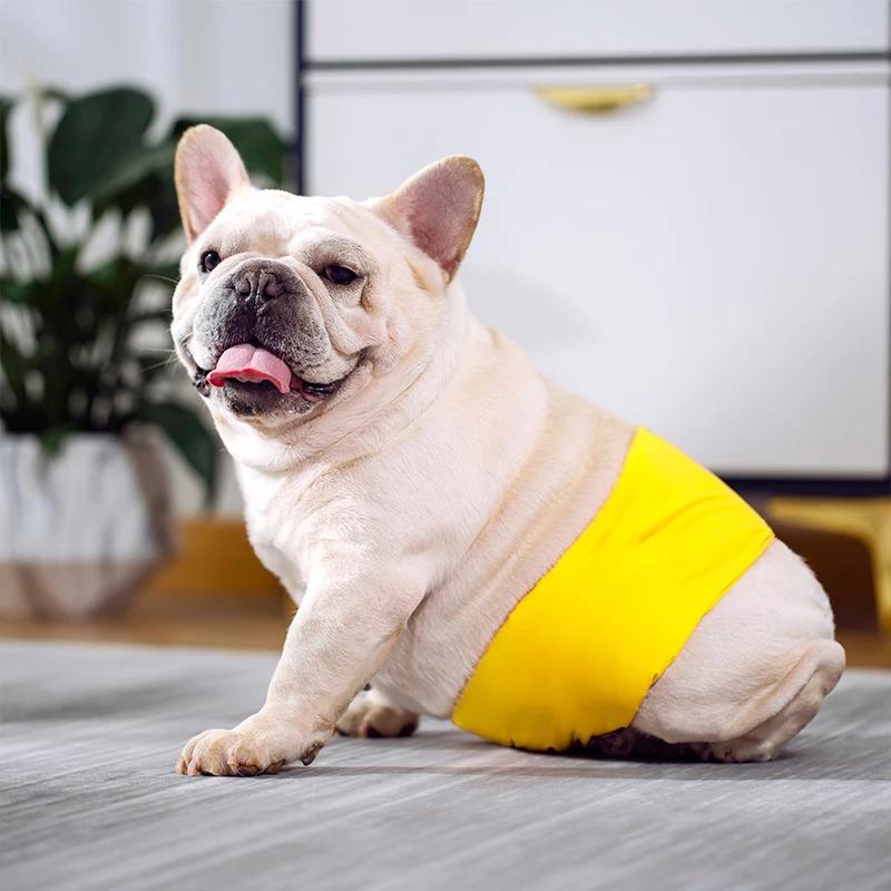 Многоразовые подгузники для собак мужского пола Физиологические трусики для домашних животных Моющиеся гигиенические трусики для собак Водонепроницаемые подгузники с бандажом для живота Подгузники для собак