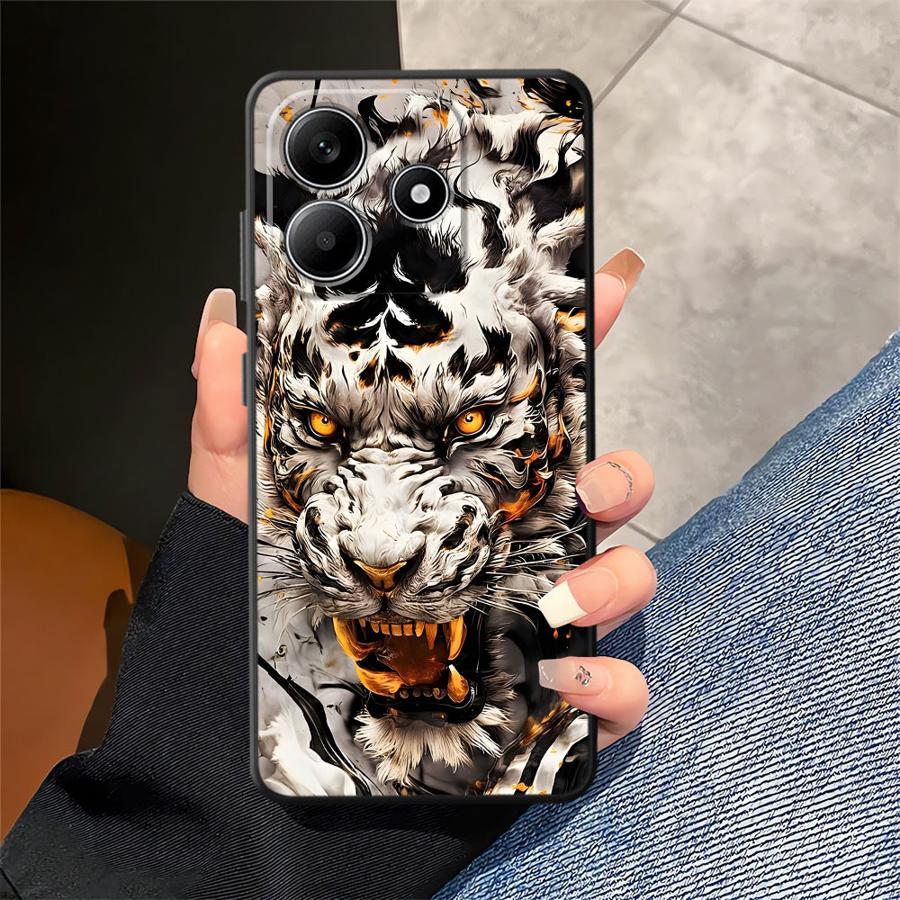 Крутой чехол-бампер с тигром для Xiaomi Redmi Note 7 8 13 Pro Plus 10S 9S 9 10 14 11 12 Pro 11s 12s