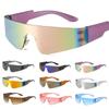 Trendy Rimless Futuristic Wrap Around Sunglasses Women Men Sunglasses Shades Fashion Eyeglasses