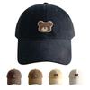 Cartoon Bear Baseball Caps Cotton Solid Color Hip Hop Cap Widen Brim Sun Hats Korean Harajuku Casual Visors Fashion Unisex Hats