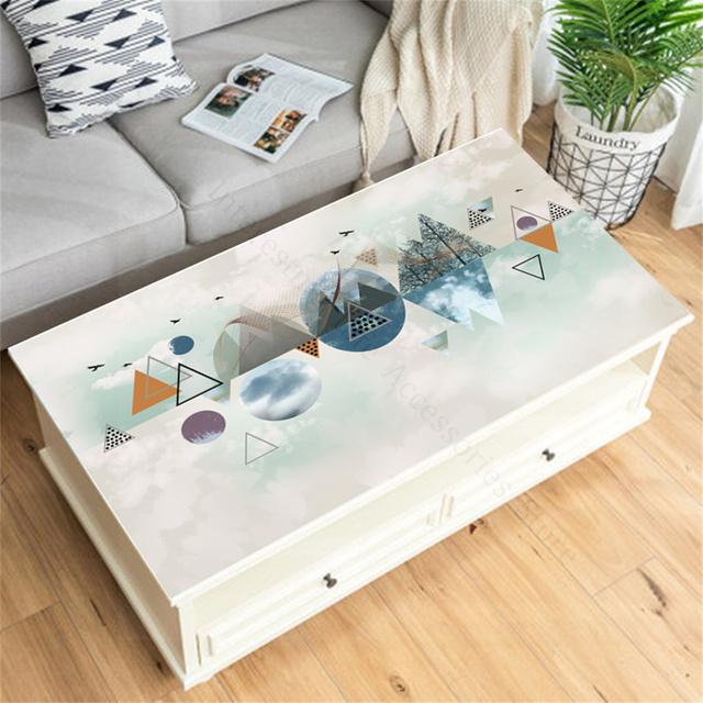 ПВХ Винил Золотой Треугольник Мрамор Контактная Бумага для Кухонных Шкафов Наклейка На Стол Водонепроницаемые Самоклеящиеся Обои Наклейки