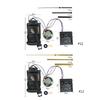 1 комплект, комплект для настенных часов, набор для ремонта часов, винтажные часы, сделай сам, кварцевый механизм, указатели, музыкальная шкатулка, вал 17 мм