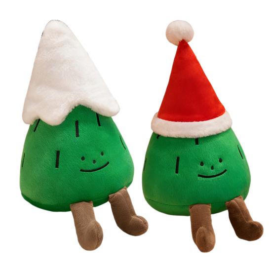Плюшевая кукла-елка, мягкая набивная игрушка, подушка, декор для книжной полки на Рождество, реквизит для праздничной вечеринки, детский подарок