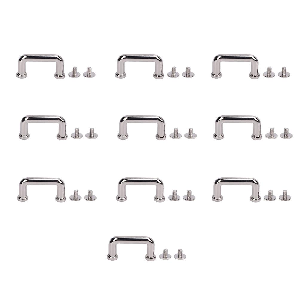 10 шт. пряжка для арочного моста 19x11x5 мм из сплава с D-образным кольцом и винтами PH для сумок Clo