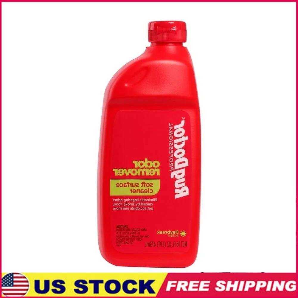 Odor Remover Cleaner Soft Surfaces Eliminates Pet Urine Smoke Food Stains Deep Cleans Carpets Upholstery Fresh Scent Non-Toxic