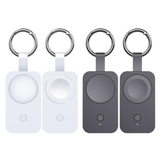 Портативное зарядное устройство для часов Большая емкость аккумулятора Компактный размер Легкий брелок Беспроводное зарядное устройство для Apple Watch